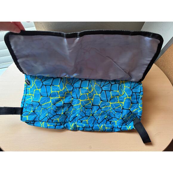 Stroller Organizer Bag – Blue Geometric Pattern - Picture 9 of 10